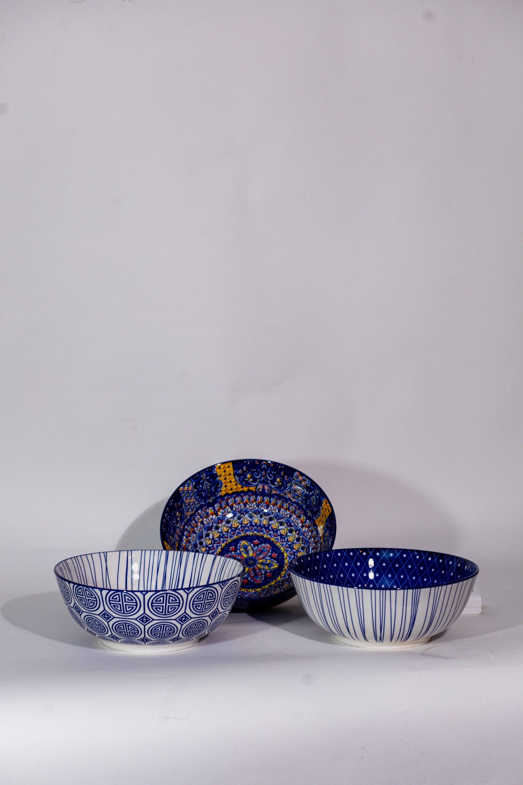 Set de loza Azul